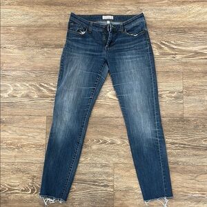 Banana Republic Women's 27 / 4 Skinny Fit Jeans Frayed Hem